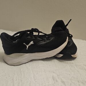 Puma Kids Sneakers Black and White
